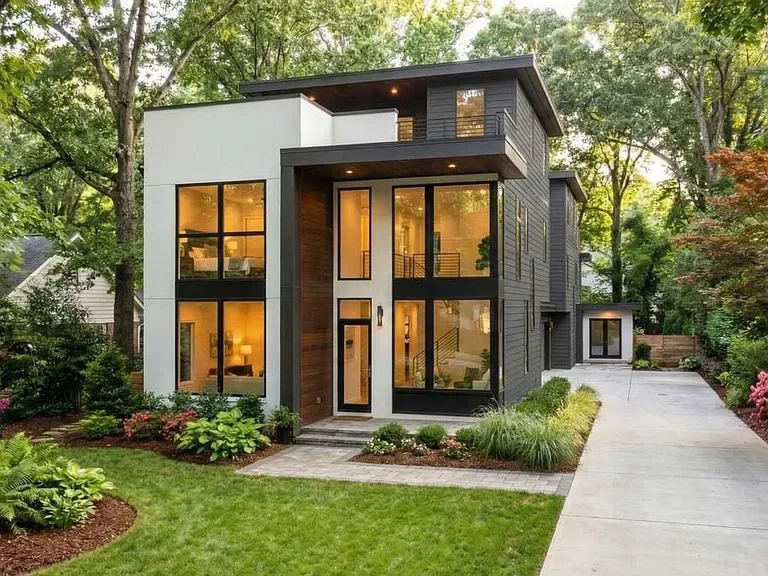 Finished modern home exterior showcasing premium siding and exterior craftsmanship by SES