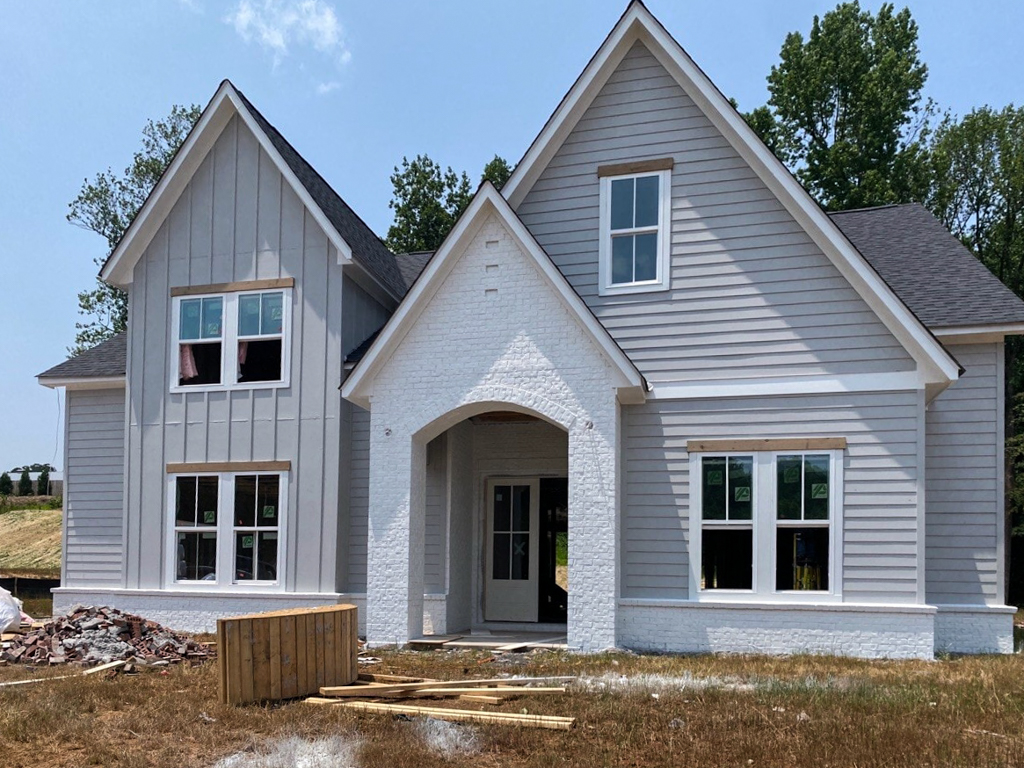 Completed residential exterior project